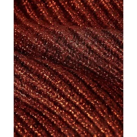 Express Chunky Balloon Sleeve Mock Neck Sweater M - Picture 3 of 5